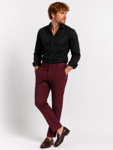 Camicia Tinta Unita Popeline Elasticizzato