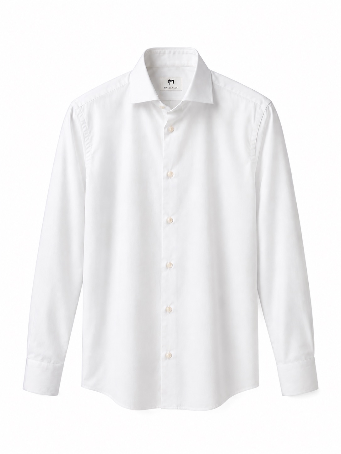Camicia Tinta Unita Popeline Elasticizzato