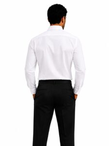 Camicia Tinta Unita Popeline Elasticizzato
