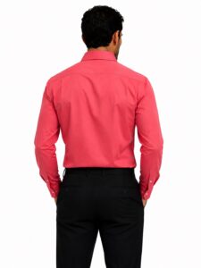 Camicia Tinta Unita Popeline Elasticizzato